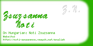 zsuzsanna noti business card